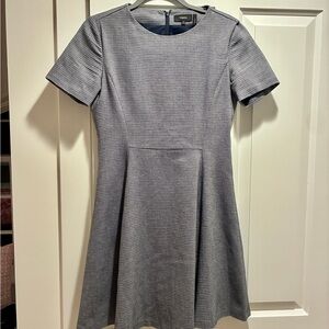 Theory Navy/Gray Dress
